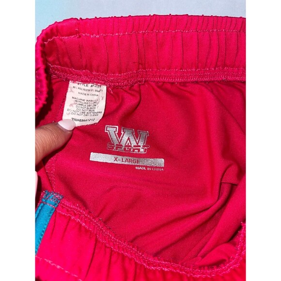 WSport Running Shorts Women's X-Large Pink Trim Polyester Elastic Waist Stretch - Picture 5 of 5